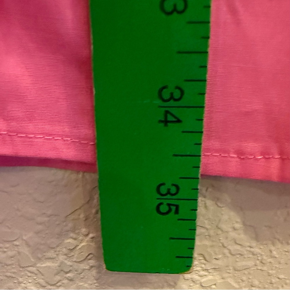 Taylor Tillman Cotton Poplin Pink Preppy Beach Ruffled Mini Dress sz S - Picture 9 of 9